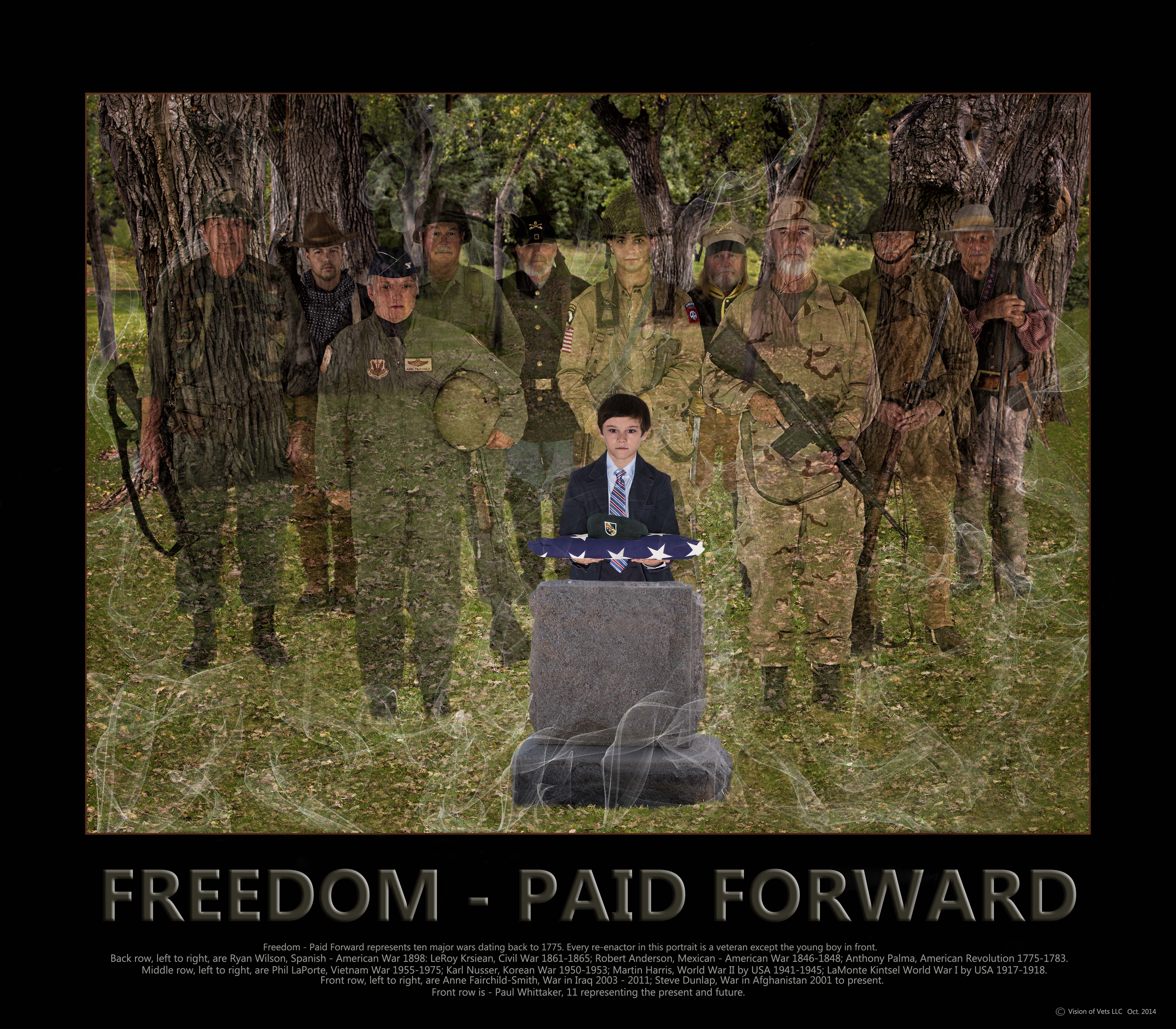 archival photo print Fuji Luster honoring veterans
