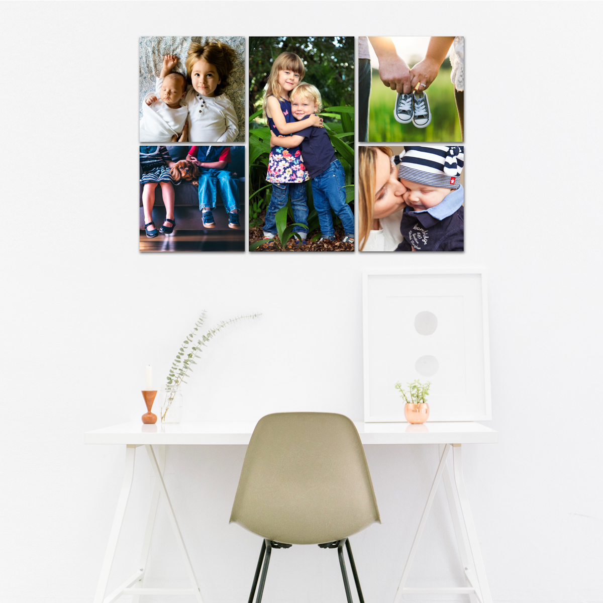 wall art gallery cluster - no standard wall art, no standard list of photo printing prices