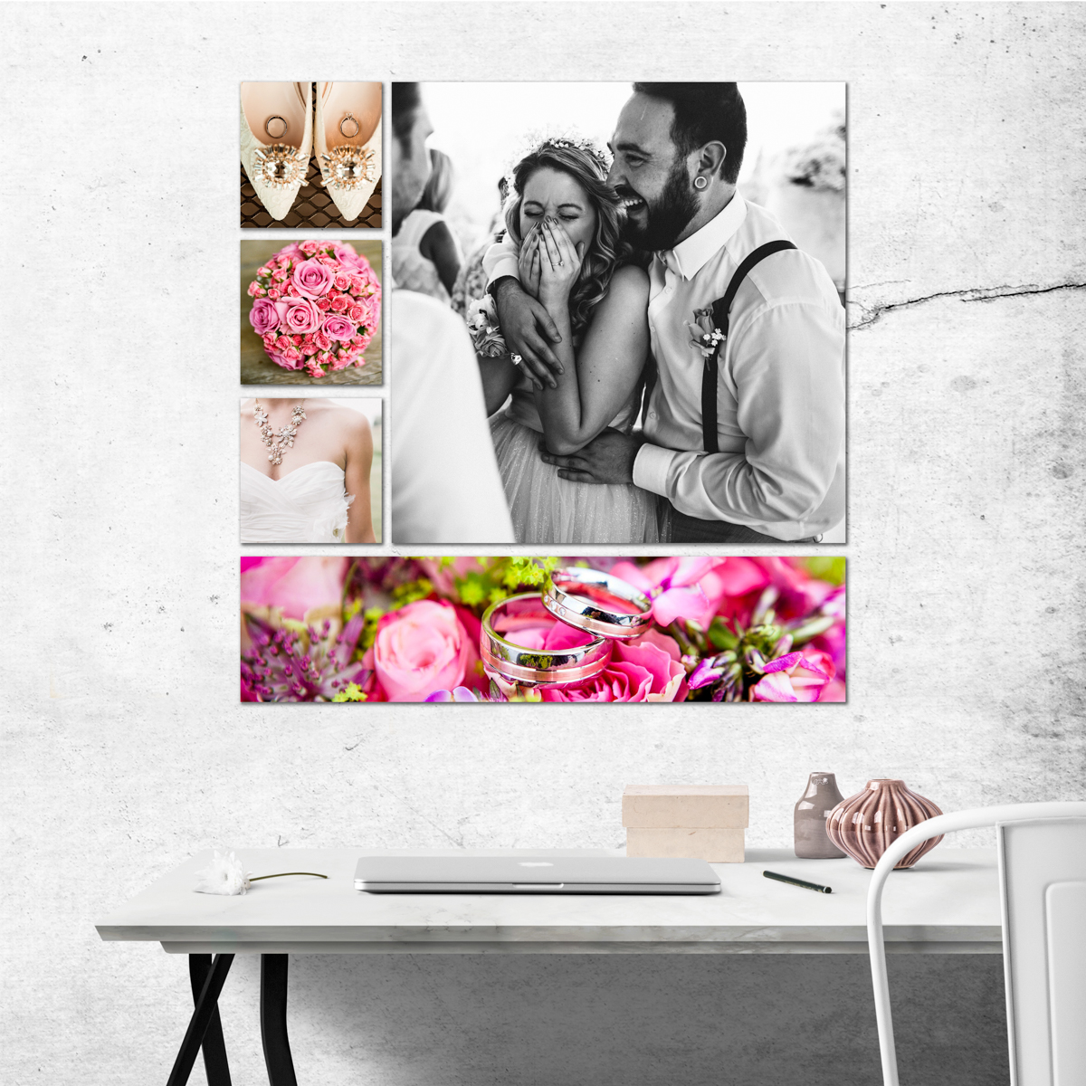 ArtisanHD Wall Art Gallery Clusters and Splits Wall Art Collage - great idea for custom photo gifts