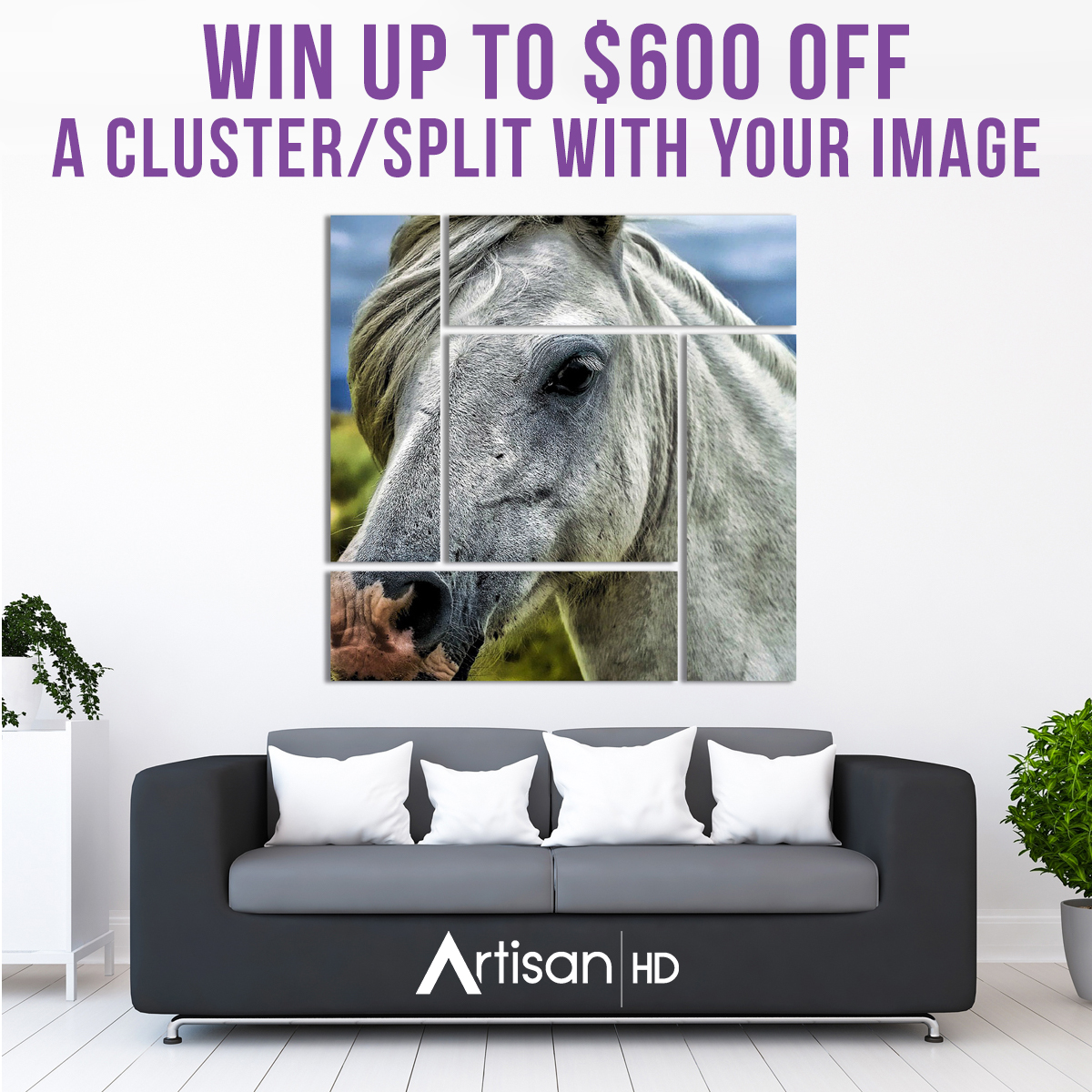 ArtisanHD Clusters and Splits Giveaway: Win up to $600 Off Your Own Cluster or Split Art Gallery