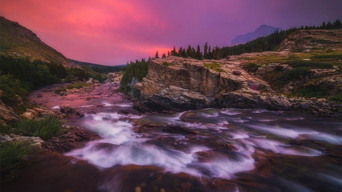 Peter Coskun Print Shop Giveaway Winner Moving Water Pink Sunset ArtisanHD