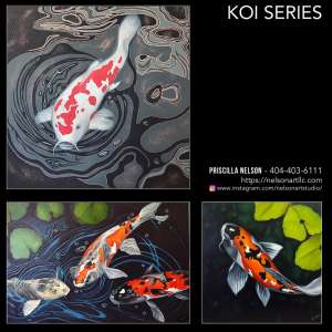Priscilla Nelson Koi Series