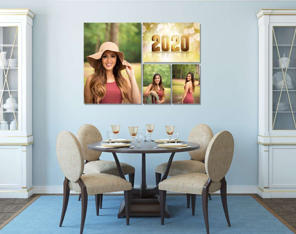 graduation photo custom graphics mock up over dining room table grad6.blog